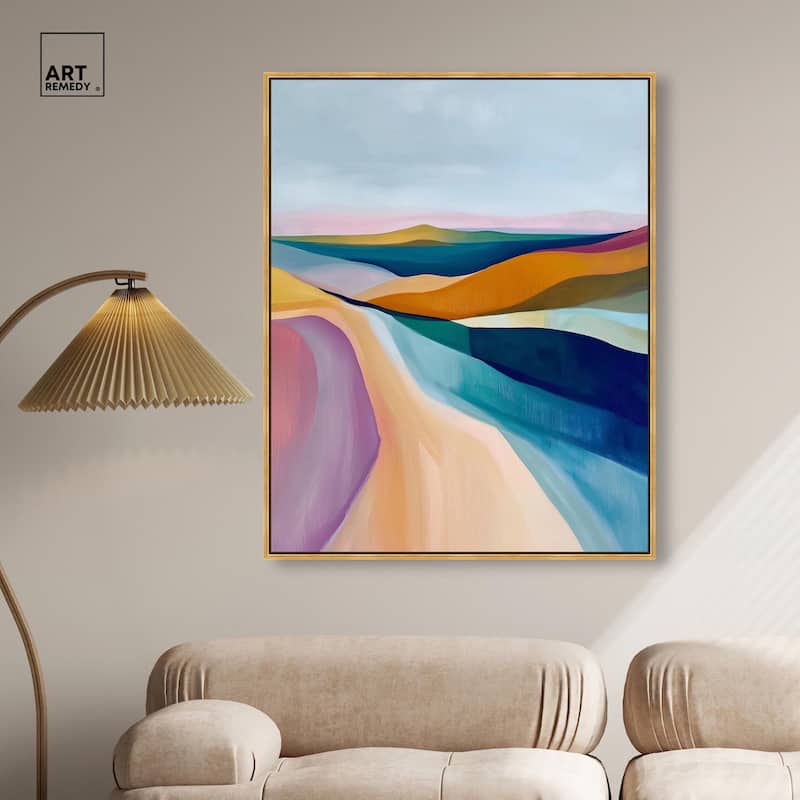 Colorful Dunes II Canvas by Art Remedy