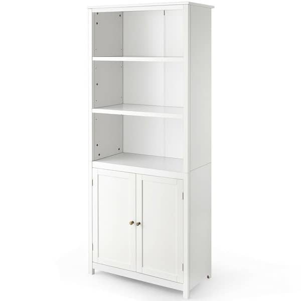https://ak1.ostkcdn.com/images/products/is/images/direct/42d595c3863c7a9f6c6daa522a280c3bbd76bf96/White-Bathroom-Linen-Tower-Towel-Storage-Cabinet-with-3-Open-Shelves.jpg?impolicy=medium