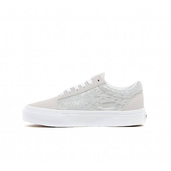 Shop Kids Vans Girls Old Skool Low Top Lace Up Skateboarding Shoes