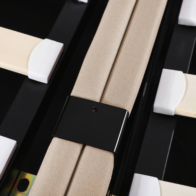 King Size Upholstered Platform Bed with a Hydraulic Storage System, Beige