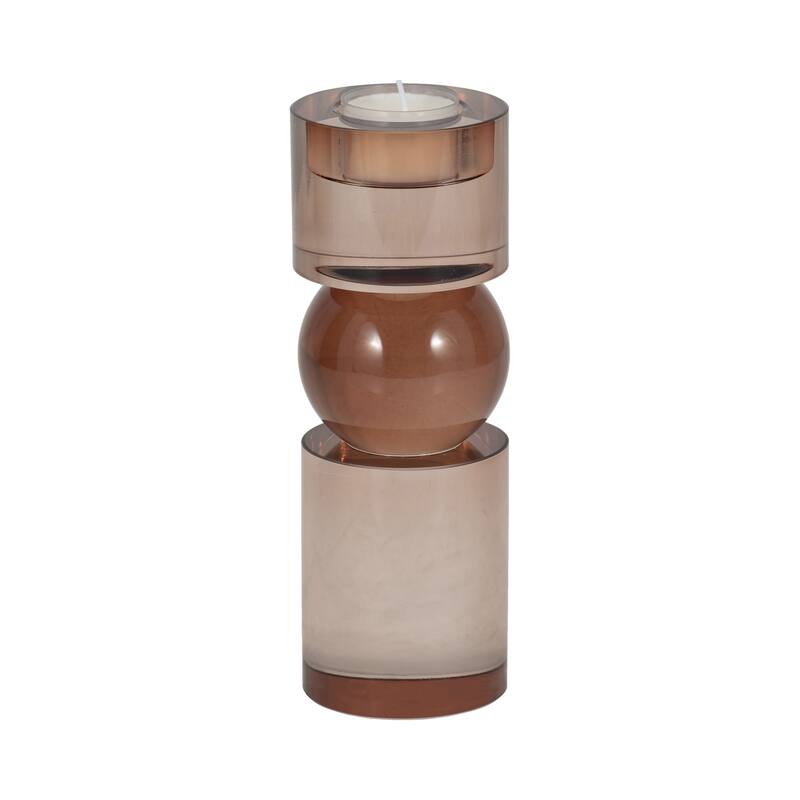 Candle Holder - Crystal Modern Cylinder Taper