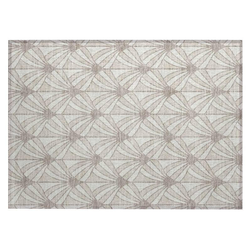 Machine Washable Indoor/ Outdoor Casual Kim Chantille Rug