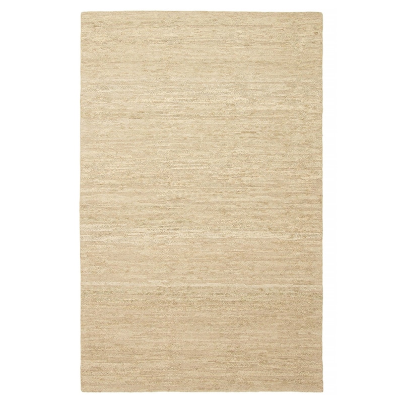 ECARPETGALLERY Hand Tufted Timeless Olive Wool Rug - 5'1 x 8'1 - Olive - 5'1 x 8'1