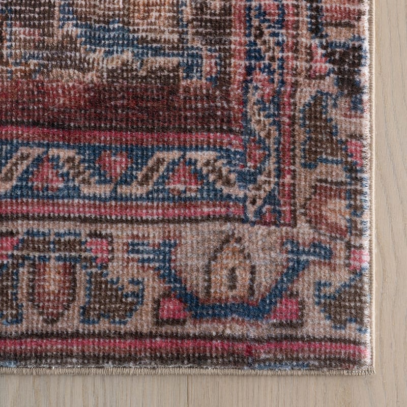 Nuloom Corisandi Traditional Medallion Washable Rug