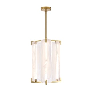 Varaluz Mingle 3-Light Pendant - Satin Brass