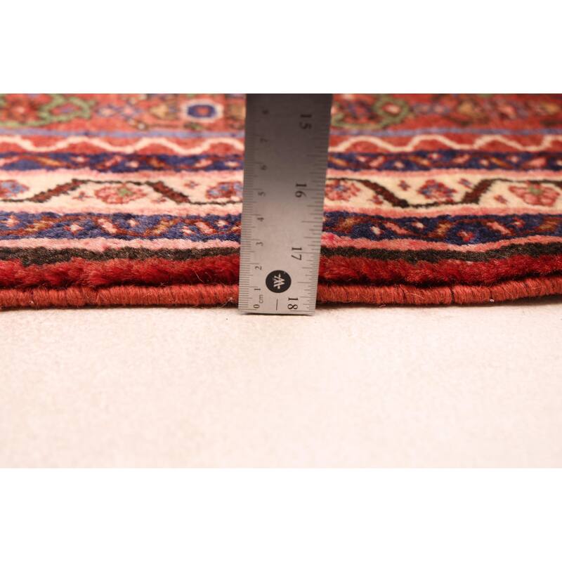 ECARPETGALLERY Hand-knotted Andelz Red Wool Rug - 2'9 x 10'4