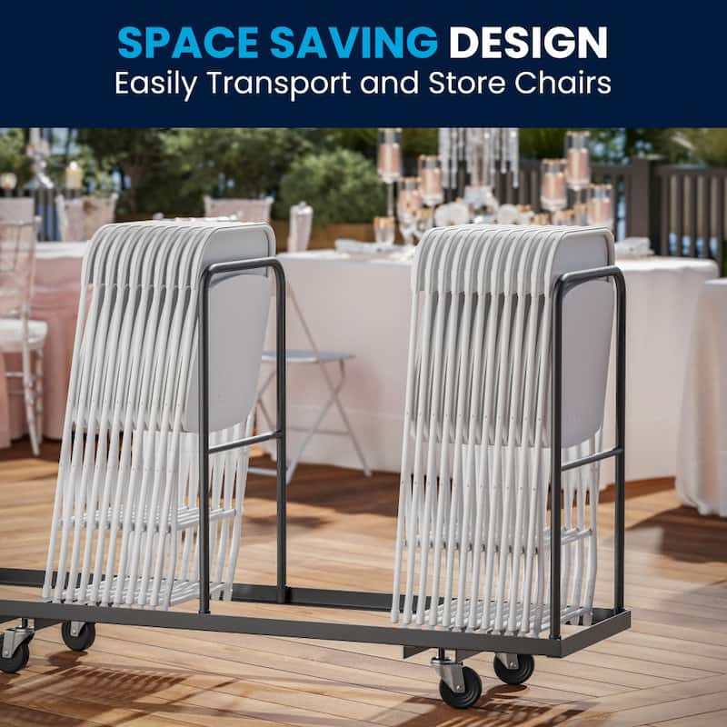 Plastic Folding Chair - 6 Pack 650LB Weight Capacity - Event Chair - 17.5"W x 18"D x 31.5"H