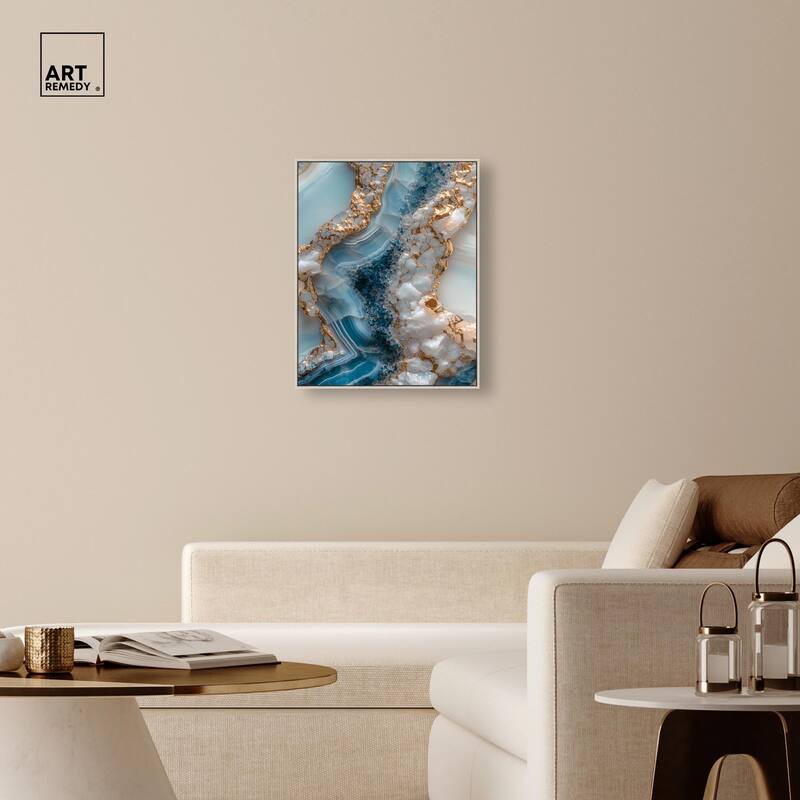 Lapis River Canvas by Art Remedy