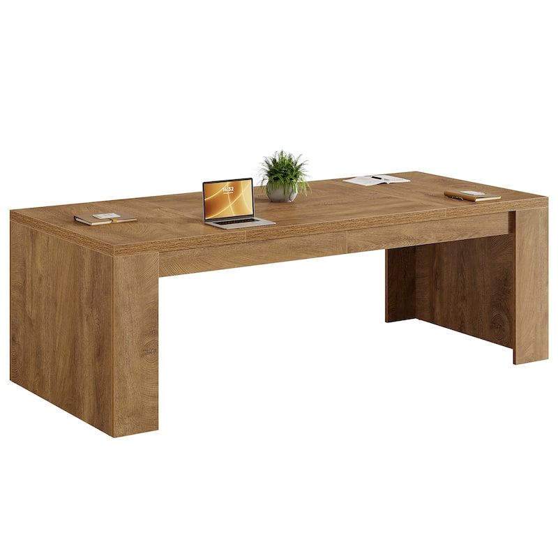 71" Conference Table, Executive Meeting Table, Office Business Desk Accent Meeting Table