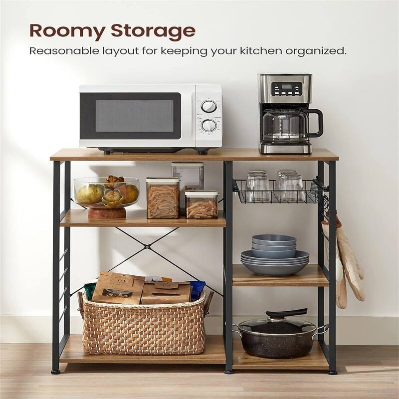 Baker's Rack - 15.7"D x 35.4"W x 33"H