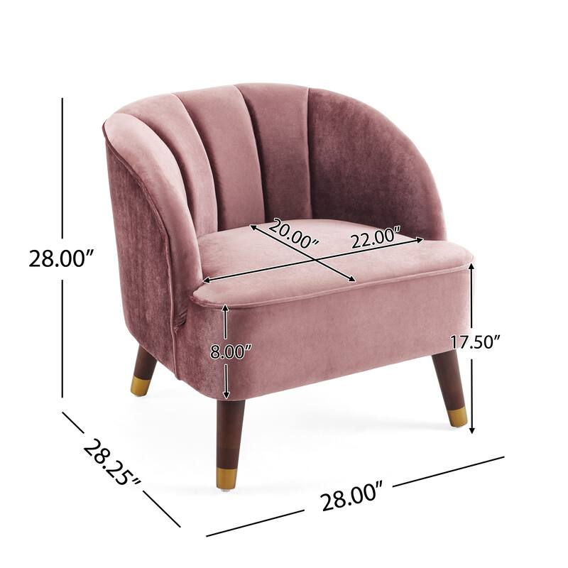 Mokena Modern Upholstery Club Chair by Christopher Knight Home