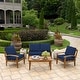 preview thumbnail 24 of 47, ARDEN Outdoor Loveseat Cushion Set, 48 x 24