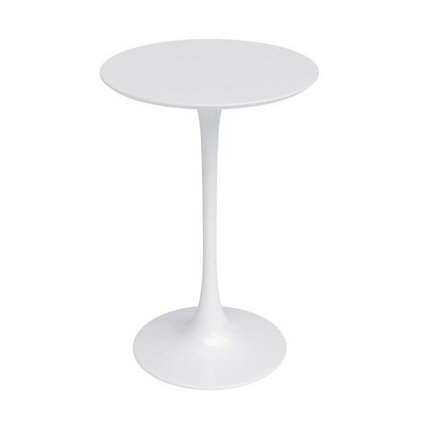 Jamesdar Kurv White Cafe Counter Height Table - Overstock ... (600 x 600 Pixel)