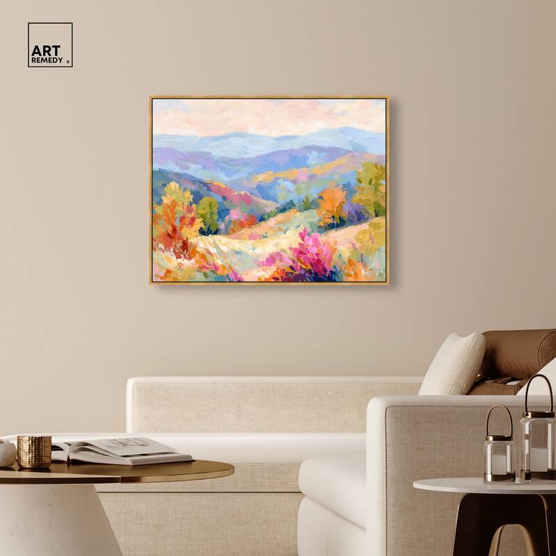 Colorful Valley II Canvas by Art Remedy