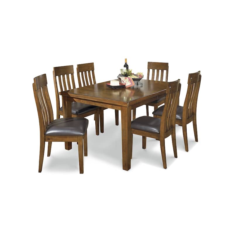 Signature Design by Ashley Ralene Medium Brown 7-Piece Dining Package