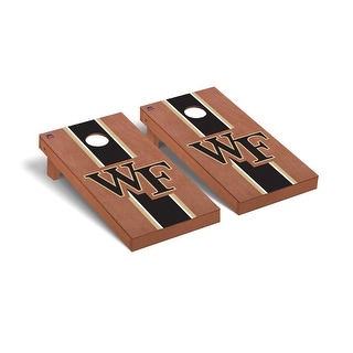Wake Forest Demon Deacons Rosewood Cornhole Board Set