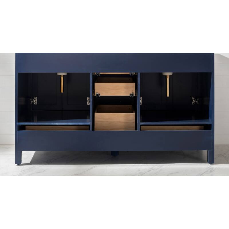 Valentino 60" Single Vanity in Blue