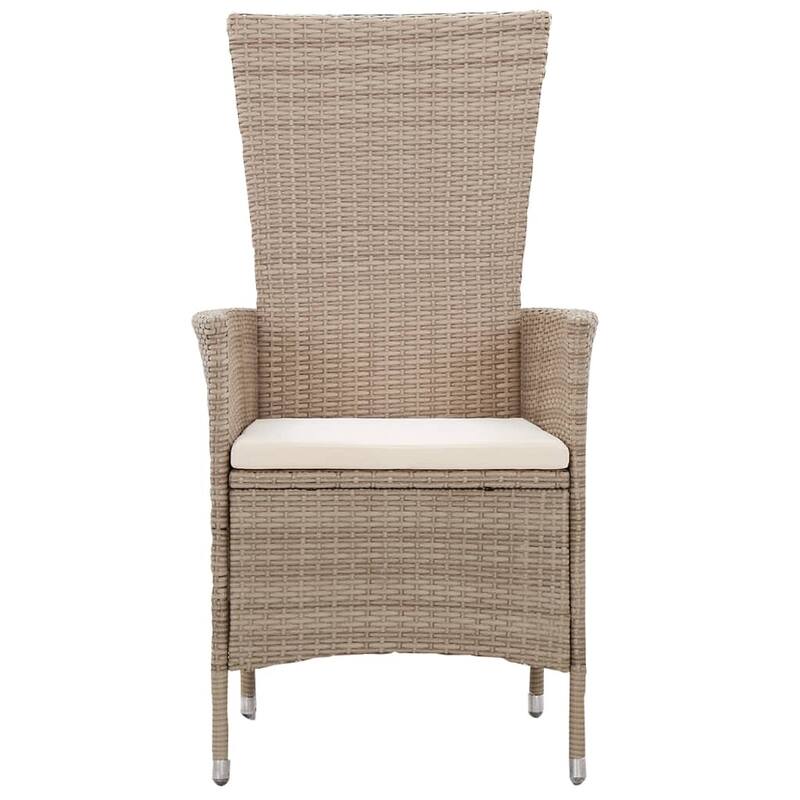 vidaXL Patio Dining Set 3/5/7 Piece Multi Colors 31.5"/55.1" Table Length