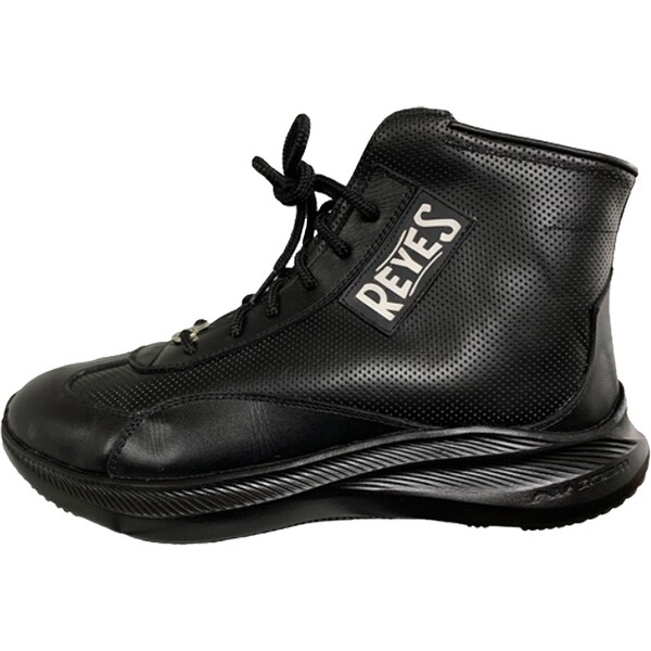 Cleto Reyes Mid Cut Leather Boxing Shoes - Black - Bed Bath