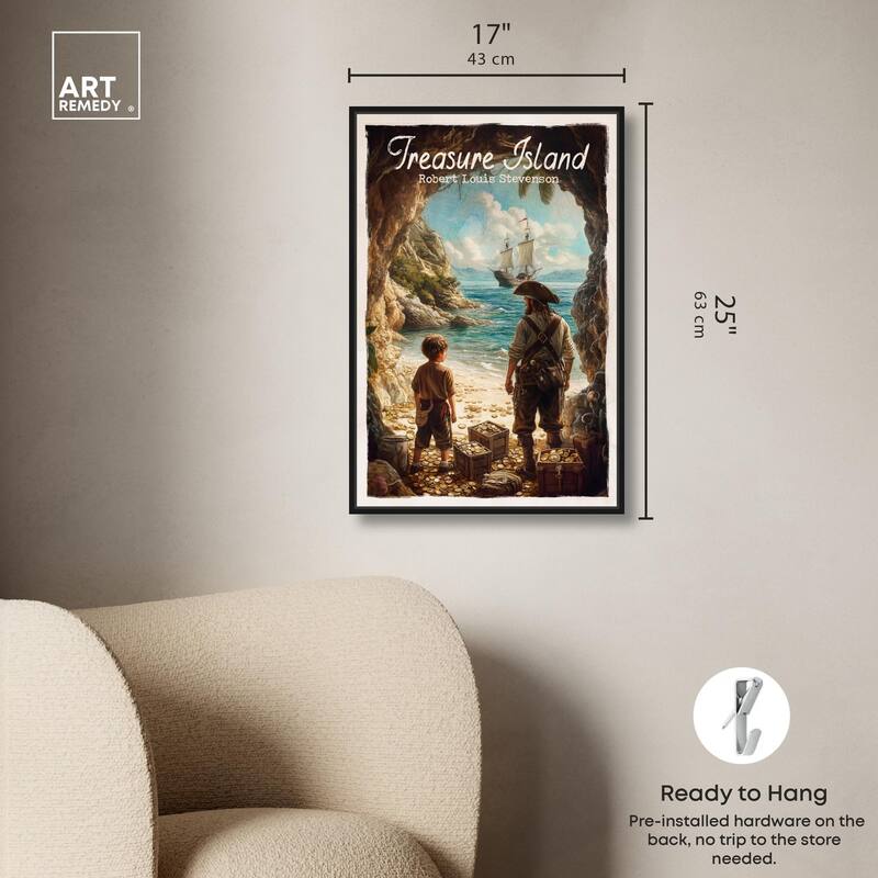 Treasure Island Classic Canvas by Art Remedy