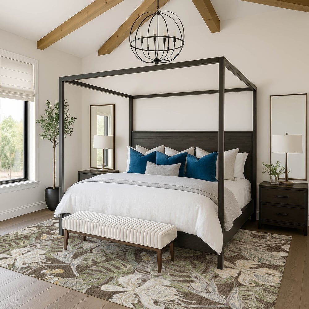 Premium Washable Super Soft Tropical Paradise Mayfield Rug