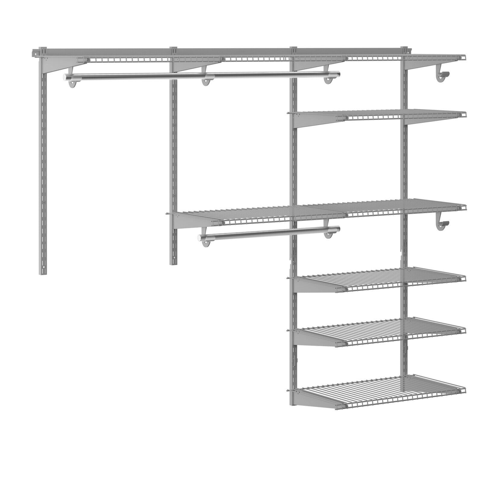 Rubbermaid Configurations 2-Shelf Add-On Kit with Uprights