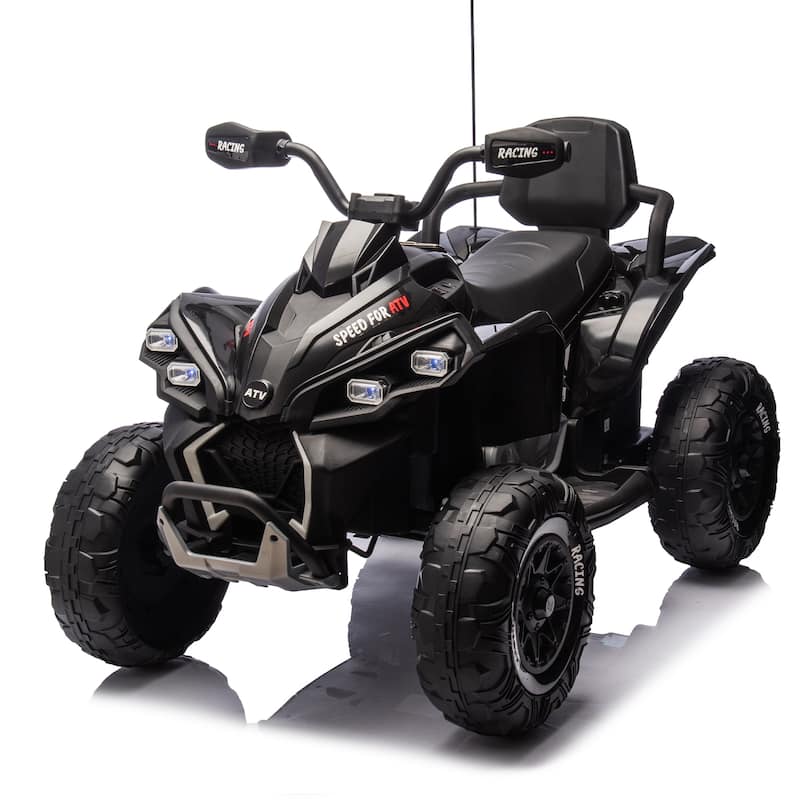24V Kids Ride On Electric W/parents Control,Four-wheel shock absorber,English storytelling function,For Kids Aged 3-12