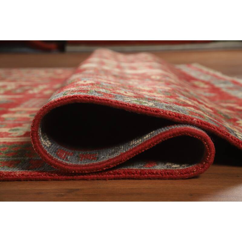 Heriz Serapi Indian Rug Handmade Wool Carpet - 7'11" x 9'8"