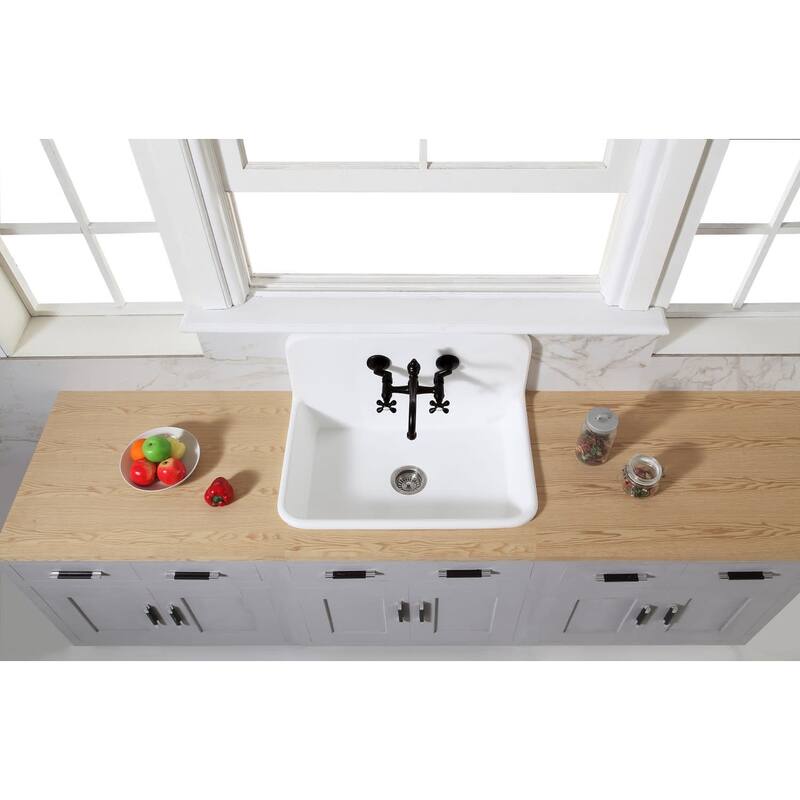 Kingston Brass Arcticstone 30" Drop In Single Basin Kitchen Sink with