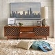 preview thumbnail 4 of 13, Lifestorey Mason Mid-century Geometric TV Stand