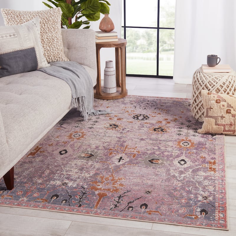 Elva Indoor/ Outdoor Oriental Area Rug