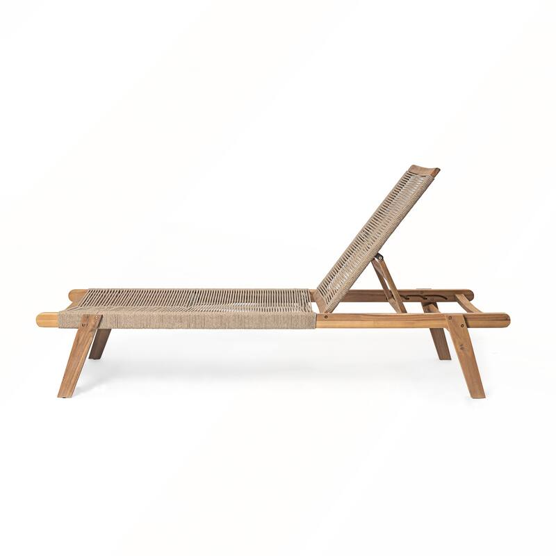 Outdoor Rope Chaise Lounge Set of 2