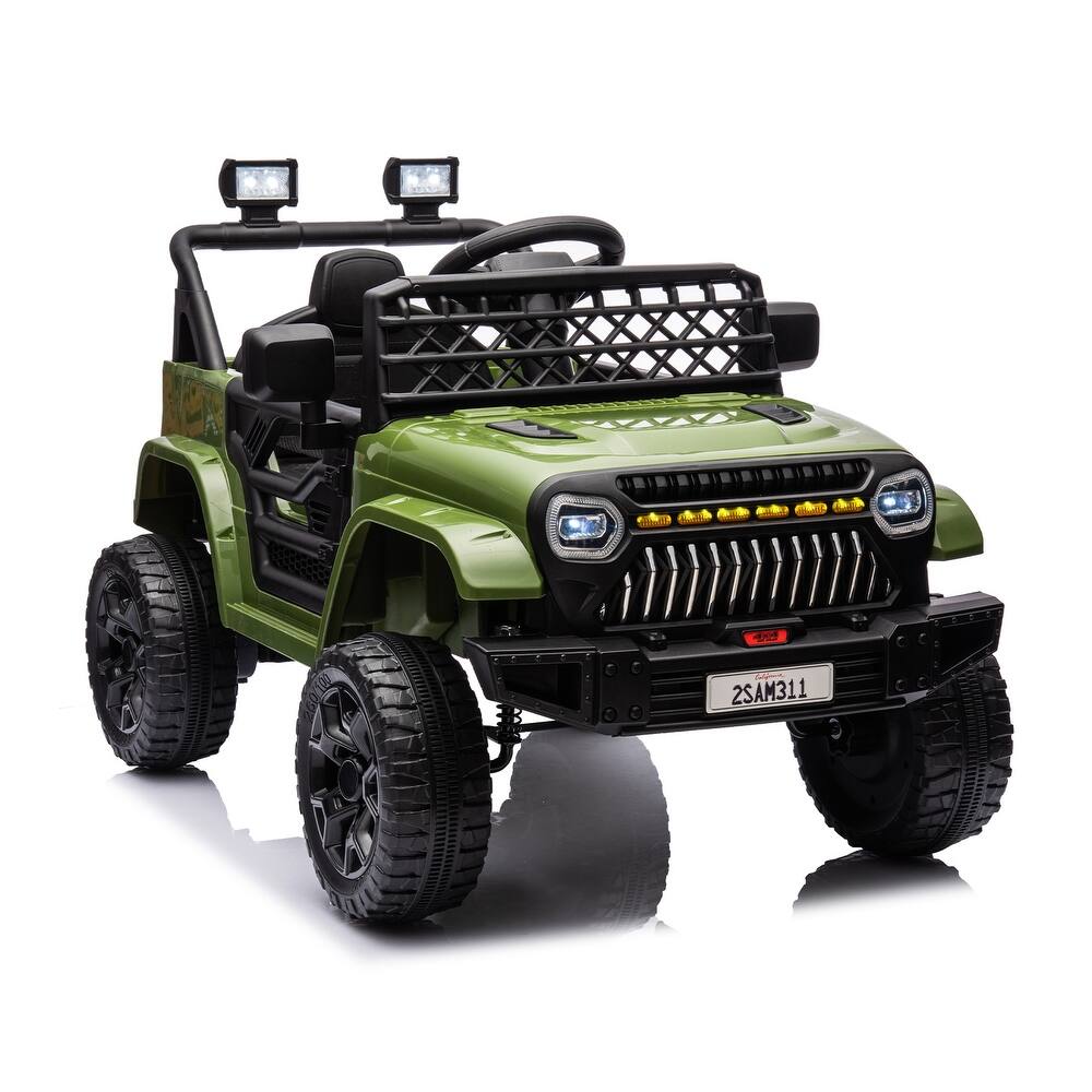 Electric 4 Wheel Vehicle Toy, Truck 12V Kids Ride on Car for Toddlers