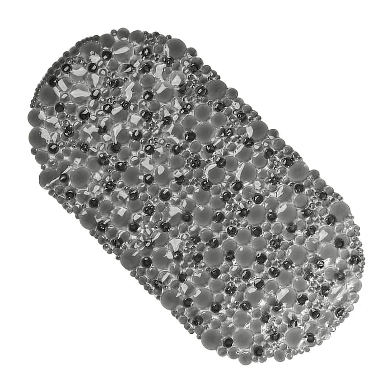 Bubbles Non-Slip Oval Bathtub Mat 28 L x 15 W