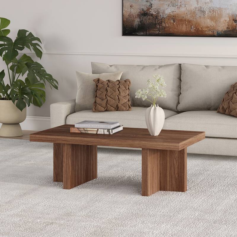 Dimitra 44" Wide Rectangular Coffee Table