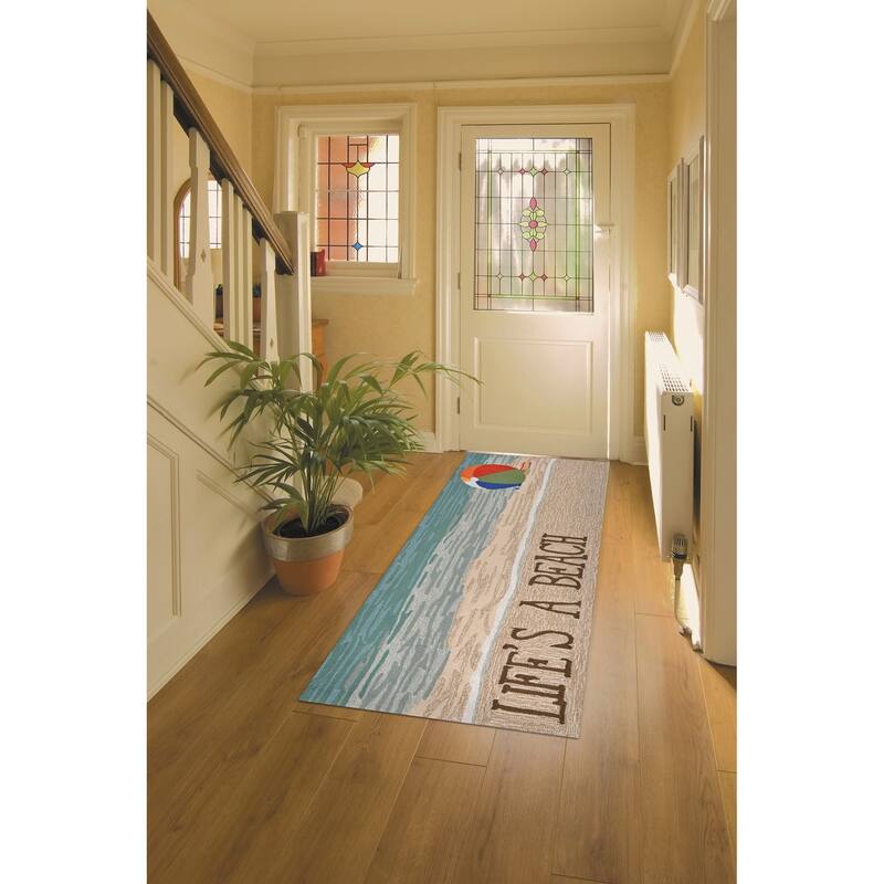 Liora Manne Frontporch Life's A Beach Indoor/Outdoor Rug