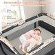 preview thumbnail 19 of 20, Babyjoy 3 in 1 Portable Baby Playard Nursery Center w/ Swing-away