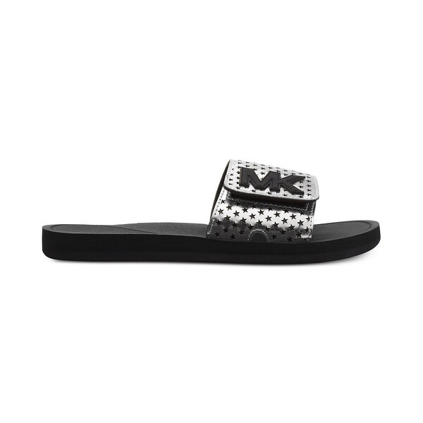 michael kors velcro slides