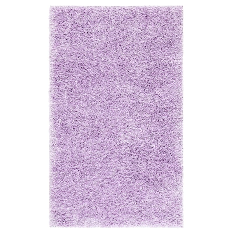 SAFAVIEH August Shag Solid 1.2-inch Thick Area Rug - 2'3" x 4' - Lilac
