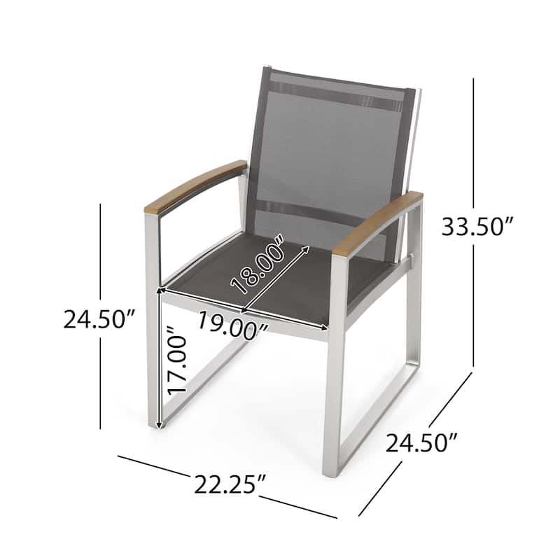 Classic Outdoor Patio Metal Lounge Chairs for Gardens, Balcony & Backyard