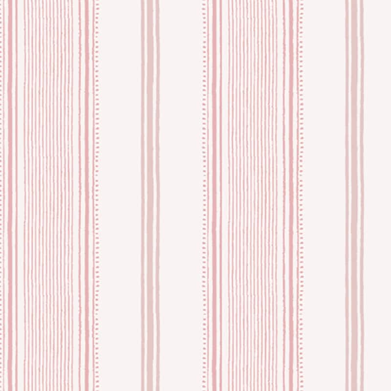 Laura Ashley Heacham Stripe Blush Wallpaper