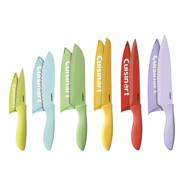 Cuisinart C55-12PCER1 Advantage Color Collection 12-Piece Knife Set with Blade Guards, Multicolored. Opens flyout.