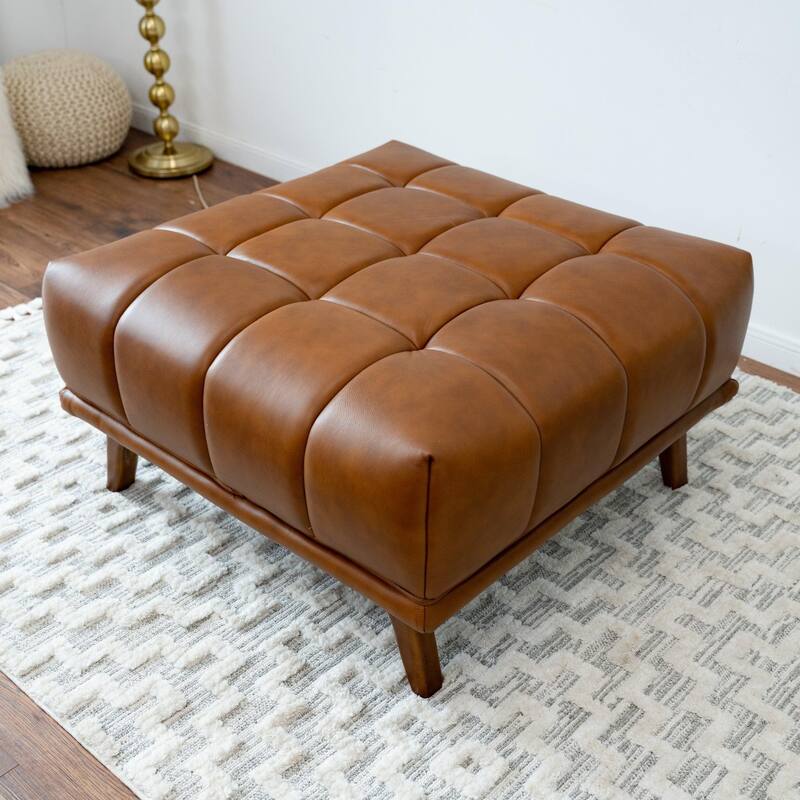 Addison Square Upholstered Ottoman Comfortable choice, multiple functions, classic design, and cozy corners
