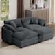 Option Grey-2-seater Sofa + 2 Ottoman