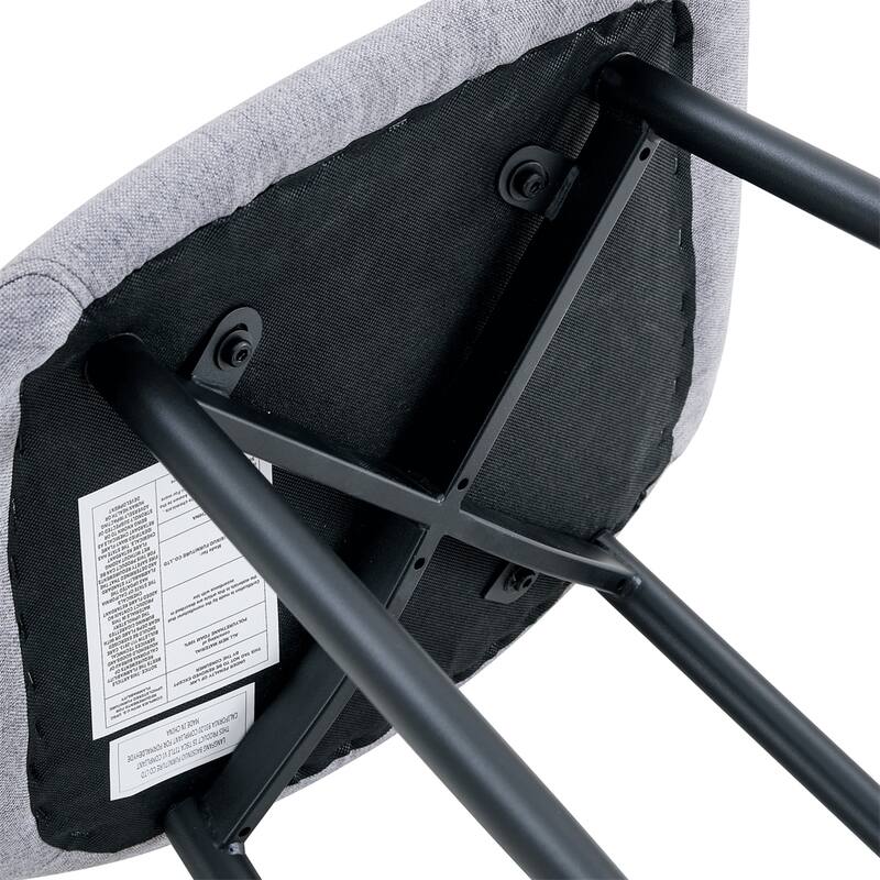 Dining Chairs,Suede Backrest and Metal Legs Combined Chairs,4 PCS