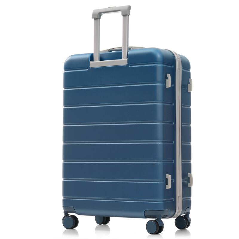 3 Piece Premium ABS Hardside Luggage Set w/Spinner Wheels and TSA Lock