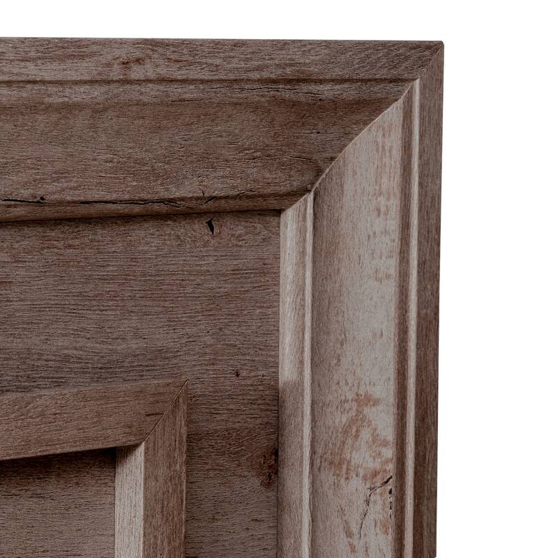 Horizons Graystone Full Size Panel Bed