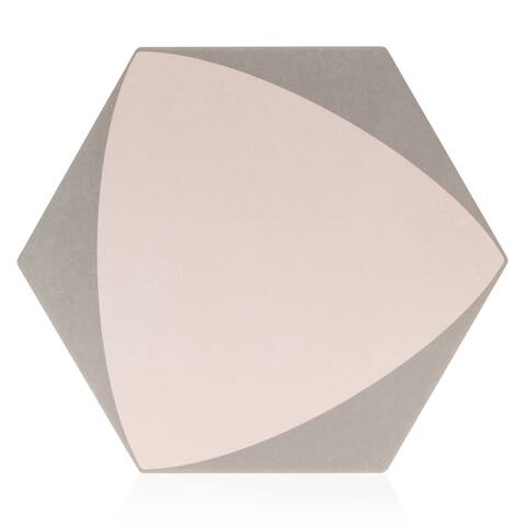 Industry Tile 7x8 Norway Pink Shield Porcelain Floor and Wall Tile (5.04 Sq. ft., 18 Pieces per Box)