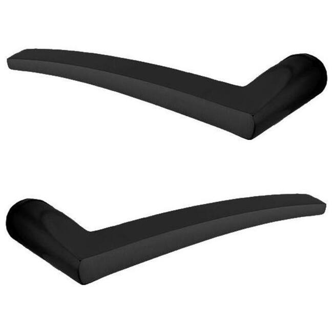 Baldwin Pair of Estate Levers Minus Rosettes - Satin Black