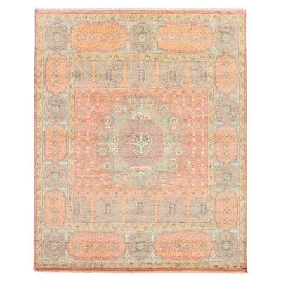 ECARPETGALLERY Hand-knotted Jules Serapi Coral Wool Rug - 8'0 x 10'0